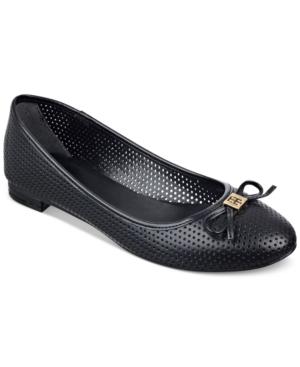 Tommy Hilfiger Mirella Perforated Ballet Flats Women's Shoes