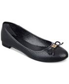 Tommy Hilfiger Mirella Perforated Ballet Flats Women's Shoes