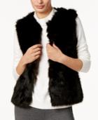 Inc International Concepts Knit & Faux Fur Vest, Created For Macy's