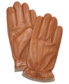 Club Room Men's Cashmere-lined Leather Gloves, Created For Macy's