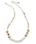 Lonna & Lilly Gold-tone Multi-stone & Shell Rope Necklace