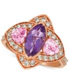 Le Vian Multi-gemstone (1-9/10 Ct. T.w.) & Nude Diamond (5/8 Ct. T.w.) Ring In 14k Rose Gold