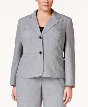 Kasper Plus Size Two-button Blazer