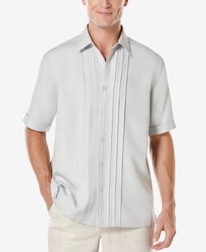 Cubavera Men's Pintucked-placket Short-sleeve Shirt