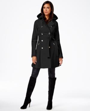 Ivanka Trump Skirted Double-breasted Coat