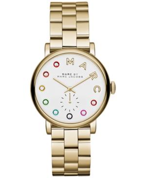 Marc By Marc Jacobs Women's Baker Dexter Gold-tone Stainless Steel Bracelet Watch 36mm Mbm3440