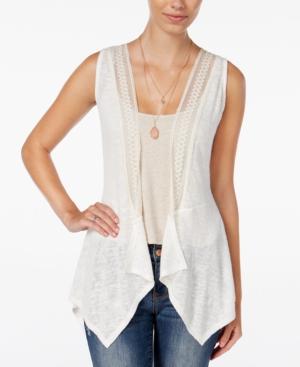 American Rag Lace Handkerchief-hem Vest, Only At Macy's