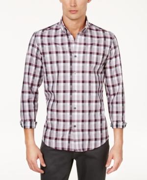 Alfani Men's Belkis Plaid Shirt, Created For Macy's