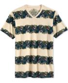 American Rag Men's Floral Stripe T-shirt, Only At Macy's