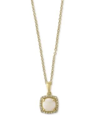Final Call By Effy Opal (5/8 Ct. T.w.) & Diamond Accent Pendant Necklace (5-7/8 Ct. T.w.) In 14k Gold