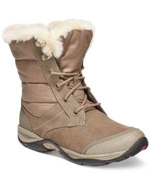 Easy Spirit Erle Faux-fur Lace-up Boots Women's Shoes