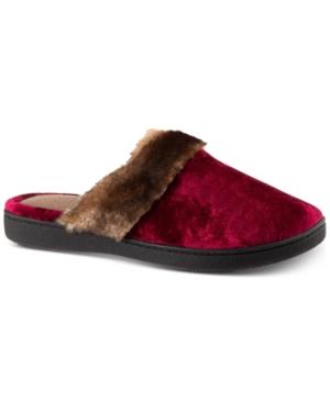 Isotoner Signature Women's Signature Velour Clog Slippers With Memory Foam