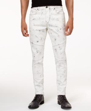 True Religion Men's Mick Slim-fit Stretch Moto Jeans