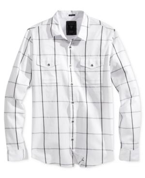 Guess Men's Clover Mixed Check Shirt