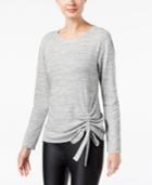 Inc International Concepts Ruched Tie-detailed Sweater, Created For Macy's