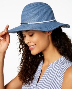 I.n.c. Contrast-band Floppy Hat, Created For Macy's