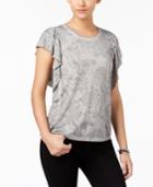 Style & Co Butterfly-sleeve T-shirt, Created For Macy's