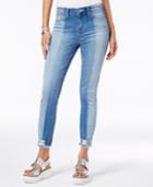 Vanilla Star Juniors' Two-tone Shadow Stripe Skinny Jeans