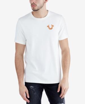 True Religion Men's Rose Gold Metallic Logo-print T-shirt