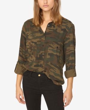 Sanctuary Printed Boyfriend Shirt