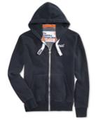 Superdry Men's Orange Label Zipper Hoodie