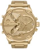Diesel Men's Chronograph Mr. Daddy 2.0 Gold-tone Stainless Steel Bracelet Watch 57x66mm Dz7399
