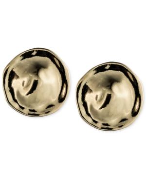 Anne Klein Button Clip-on Earrings