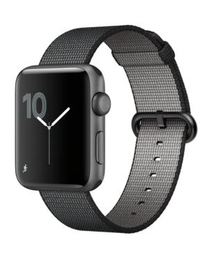 Apple Watch Series 2 42mm Space Gray Aluminum Case With Black Woven Nylon Band