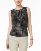 Tommy Hilfiger Beaded Cutout Top