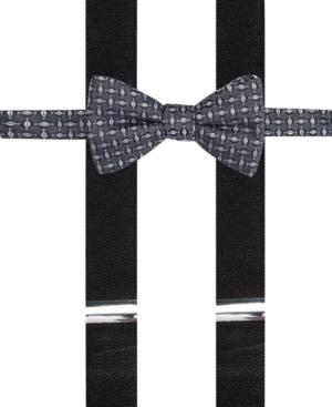 Alfani Black Bow Tie And Suspender Set, Only At Macy's