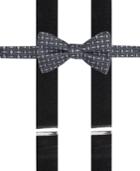 Alfani Black Bow Tie And Suspender Set, Only At Macy's