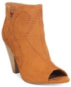Xoxo Celia Whipstitch Western Ankle Booties Women's Shoes