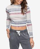 Roxy Juniors' Striped Cropped Top