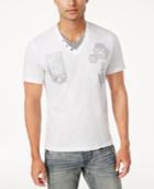 Inc International Concepts Men's Layered Split-neck Graphic T-shirt, Created For Macy's