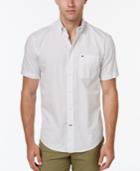 Tommy Hilfiger Men's Micro Geo Print Short-sleeve Shirt