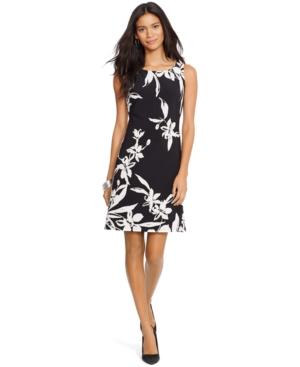 American Living Floral-print Sleeveless Dress