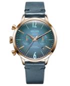 Welder Moody Women's Green Leather Strap Watch 38mm