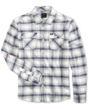 Rvca Men's That'll Work Flannel Cotton Shirt