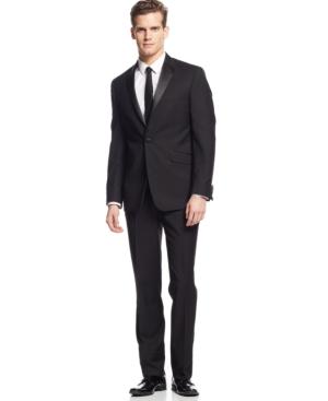 Kenneth Cole Reaction Slim-fit Black Tuxedo