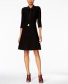 Tommy Hilfiger Layered Ribbed Sweater Dress