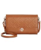 Giani Bernini Logo Embossed Crossbody Wallet, Created For Macy's