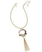 Thalia Sodi Gold-tone Tiger Face Tassel Pendant Necklace, Only At Macy's