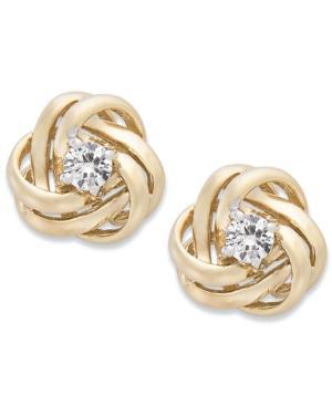Wrapped In Love Diamond Earrings, 14k Gold Diamond Earrings (1/3 Ct. T.w.)