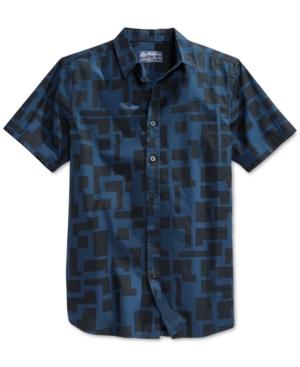 American Rag Men's Tarin Tetris Shirt