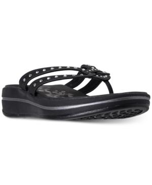 Skechers Women's Relaxed Fit: Upgrades - Be Jeweled Flip-flop Thong Sandals From Finish Line