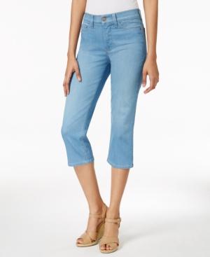 Nydj Petite Ariel Palm Bay Wash Cropped Jeans