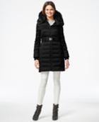 Dkny Quilted Puffer Parka Jacket