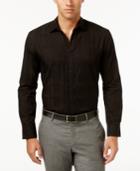 Alfani Men's Classic Fit Tonal Plaid Shirt, Only At Macy's