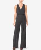 Catherine Catherine Malandrino Belted Wide-leg Jumpsuit