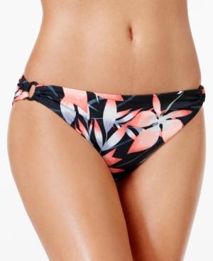 Roxy Blowing Minds Floral-print 70s Bikini Bottoms Women's Swimsuit